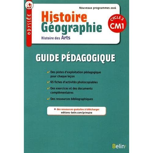 Emprunter Histoire Géographie Histoire des Arts CM1. Guide pédagogique, Edition 2016 livre