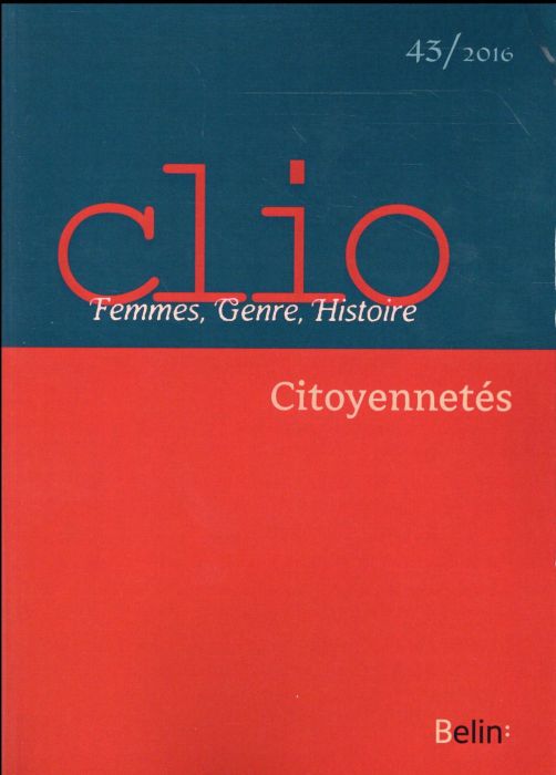 Emprunter Clio N° 43/2016 : Citoyennetés livre