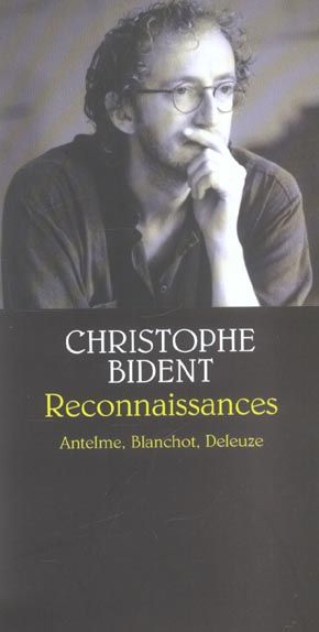 Emprunter Reconnaissances. Antelme, Blanchot, Deleuze livre