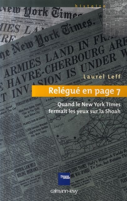 Emprunter Relégué en page 7. Quand le New York Times fermait les yeux sur la Shoah livre