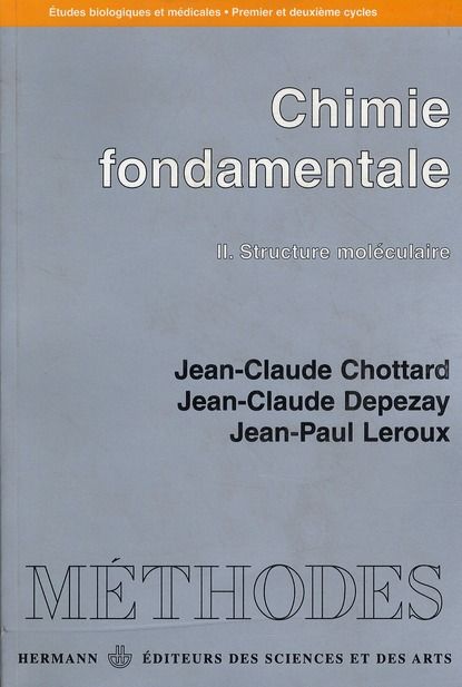 Emprunter CHIMIE FONDAMENTALE. Tome 2, Structure moléculaire livre