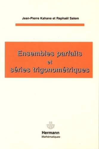 Emprunter Ensembles parfaits et séries trigonométriques livre