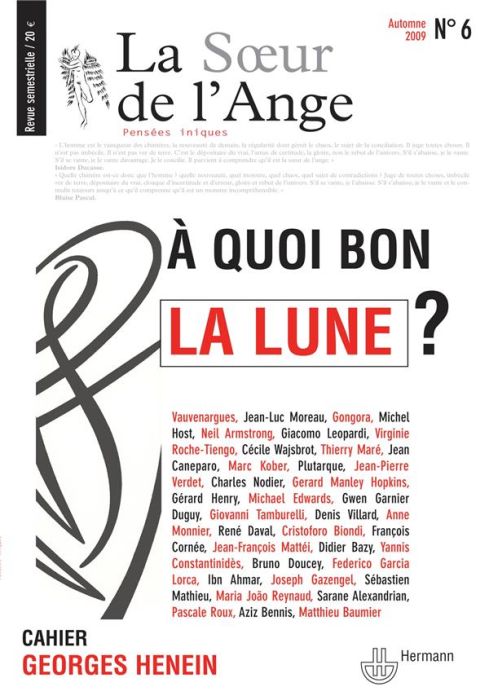 Emprunter La Soeur de l'Ange n°6. À quoi bon la Lune ? livre