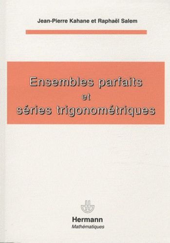 Emprunter Ensembles parfaits et séries trigonométriques livre