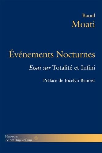 Emprunter Evénements nocturnes. Essai sur Totalité et infini livre