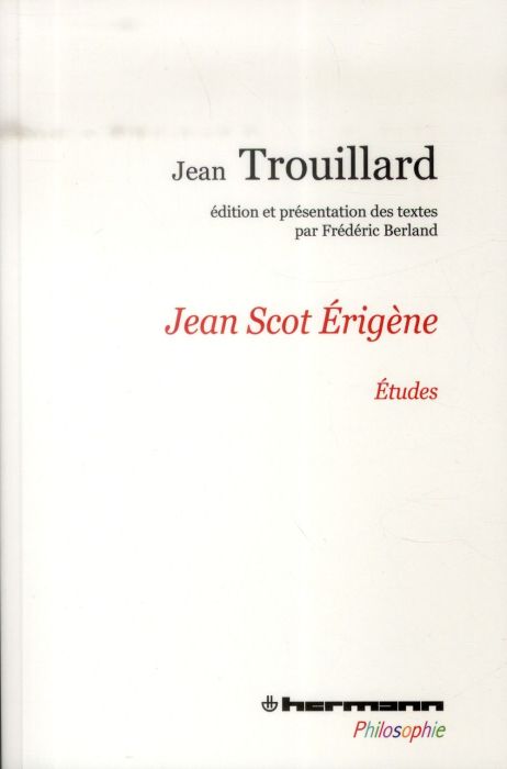 Emprunter Jean Scot Erigène. Etudes livre