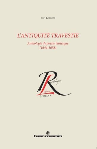 Emprunter L'antiquité travestie livre