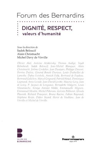 Emprunter Dignité, Respect, valeurs d'humanité livre