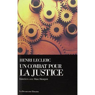 Emprunter Un combat pour la justice livre