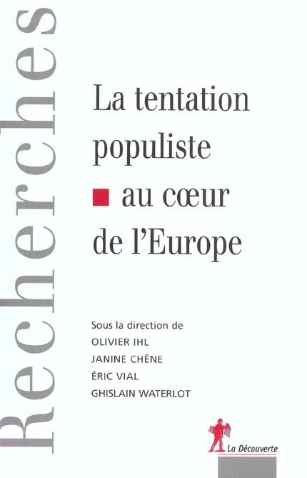 Emprunter La tentation populiste au coeur de l'Europe livre