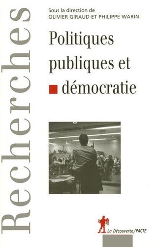 Emprunter Politiques publiques et démocratie livre