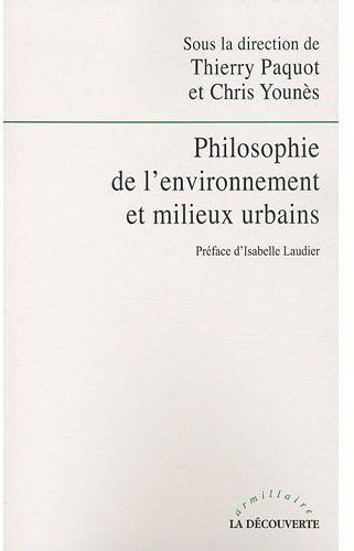 Emprunter Philosophie de l'environnement et milieux urbains livre