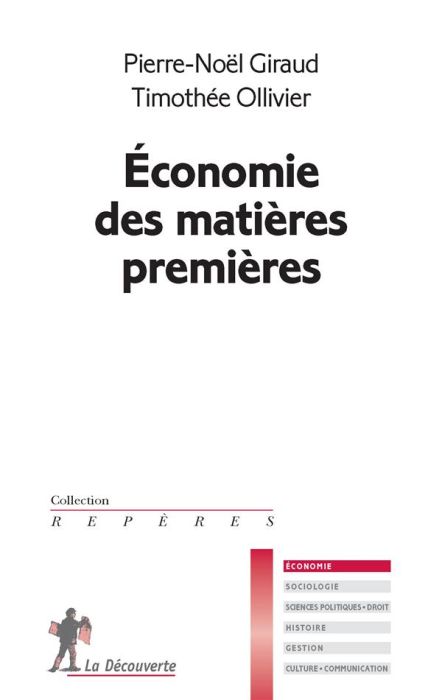 Emprunter Economie des matières premières livre