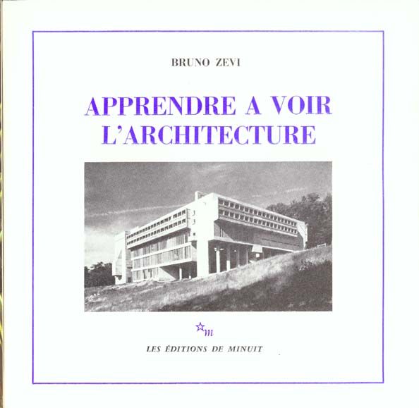 Emprunter APPRENDRE A VOIR L'ARCHITECTURE livre