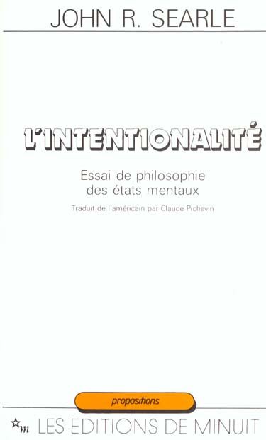 Emprunter L'Intentionalité. Essai de philosophie des états mentaux livre