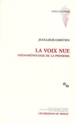 Emprunter LA VOIX NUE. Phénoménologie de la promesse. livre