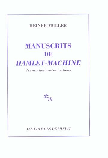 Emprunter Manuscrits de Hamlet-Machine livre