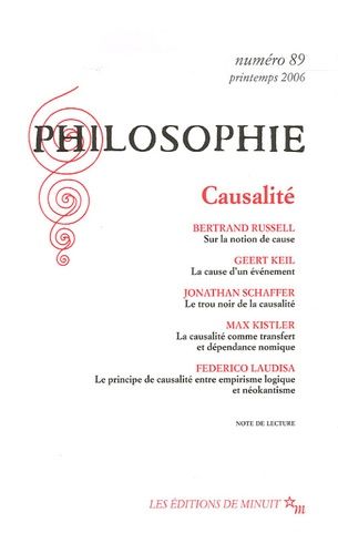 Emprunter Philosophie N° 89, Mars 2006 : Causalité livre