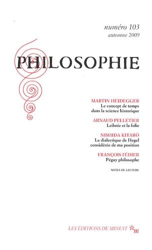 Emprunter Philosophie N° 103, Automne 2009 livre