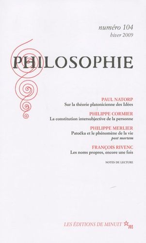 Emprunter Philosophie N° 104 livre