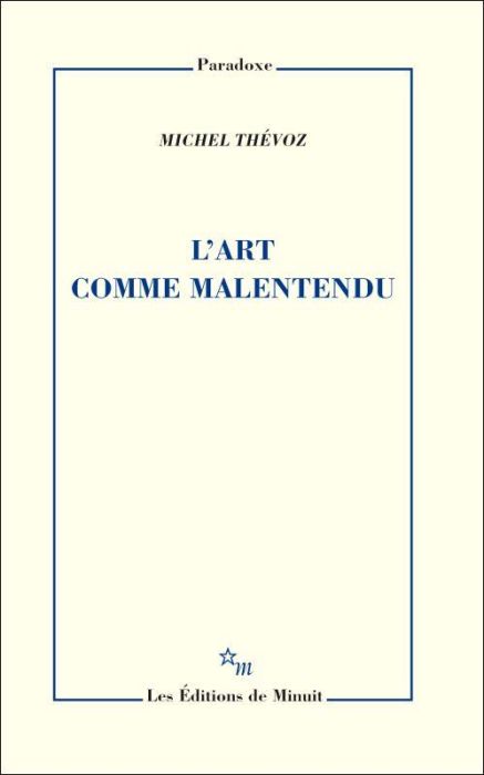 Emprunter L'art comme malentendu livre