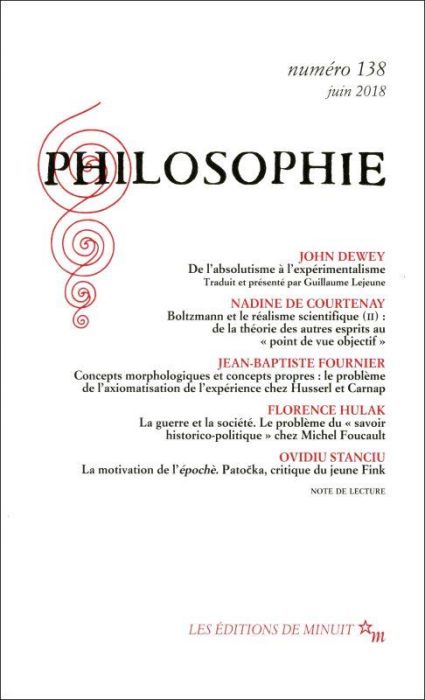 Emprunter Philosophie N° 138, juin 2018 livre