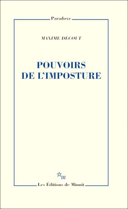 Emprunter Pouvoirs de l'imposture livre