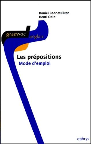 Emprunter Les prépositions. Mode d'emploi livre