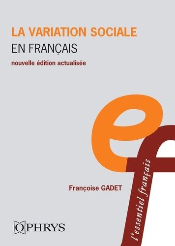 Emprunter La variation sociale en français livre