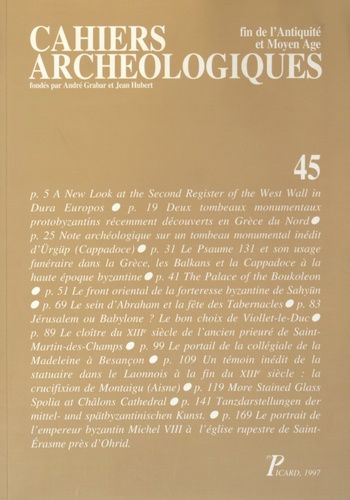 Emprunter Cahiers archéologiques N° 45 livre