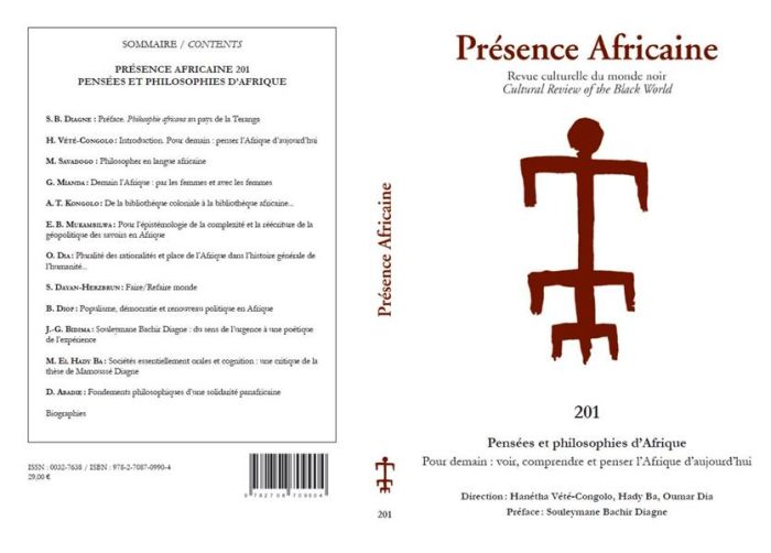 Emprunter Revue presence africaine n°201 - pensees et philosophies d'afrique. Pour demain : voir, comprendre e livre