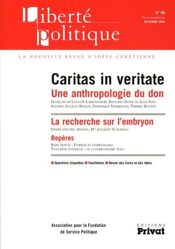 Emprunter Liberté politique N° 46 : Caritas in veritate livre