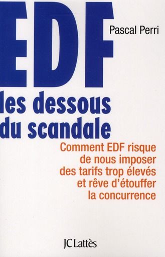 Emprunter EDF : les dessous du scandale. Comment EDF risque de nous imposer des tarifs trop élevés et rêve d'é livre