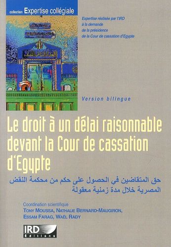 Emprunter Le droit à un délai raisonnable devant la Cour de cassation d'Egypte. Edition bilingue français-arab livre