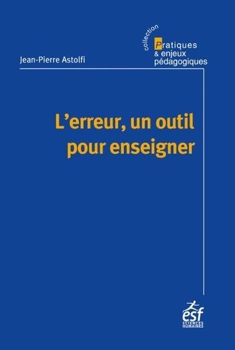 Emprunter L'erreur, un outil pour enseigner livre