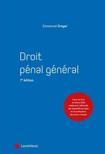 Emprunter Droit pénal général. 7e édition livre