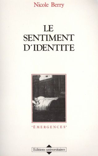 Emprunter SENTIMENT D'IDENTITE (LE) livre