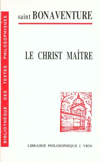 Emprunter LE CHRIST MAITRE livre