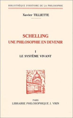 Emprunter SCHELLING UNE PHILOSOPHIE EN DEVENIR livre