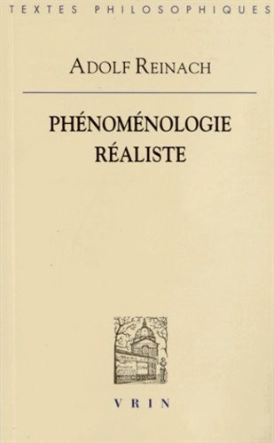 Emprunter PHENOMENOLOGIE REALISTE livre