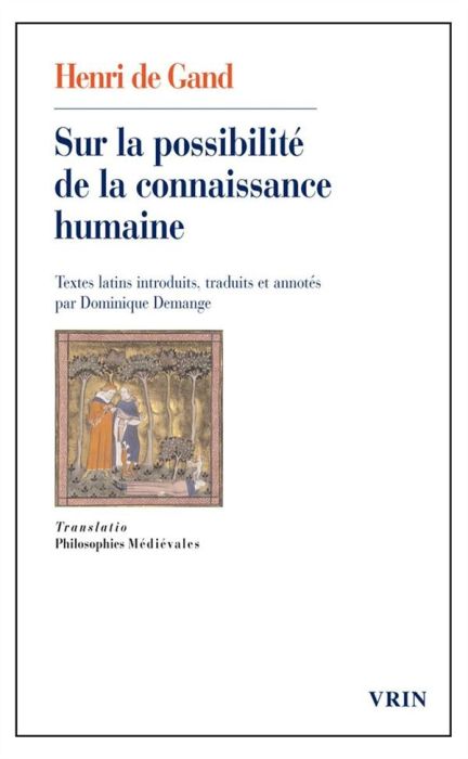 Emprunter SUR LA POSSIBILITE DE LA CONNAISSANCE HUMAINE livre