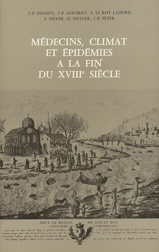 Emprunter Médecins, climat et épidémies à la fin du 18e siècle livre