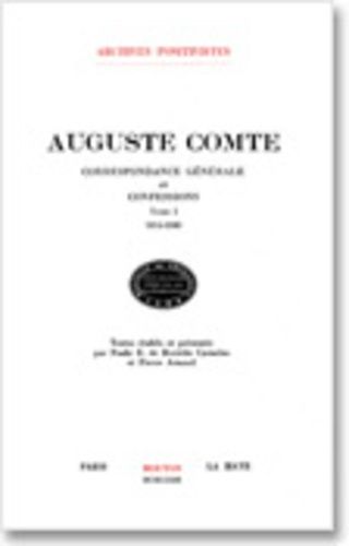 Emprunter Correspondance générale et confessions. Tome 1, avril 1814-mars 1840 livre