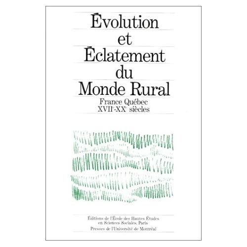 Emprunter Evolution et éclatement du monde rural. Structures, fonctionnement et évolution différentielle des s livre