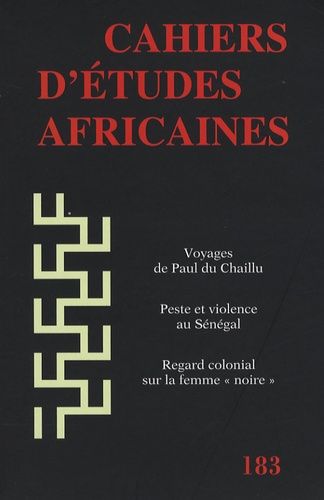 Emprunter Cahiers d'études africaines N° 183 livre