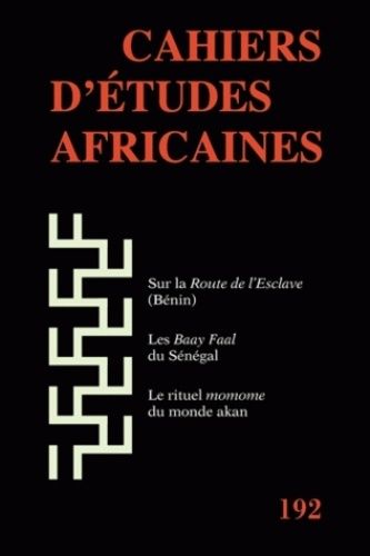 Emprunter Cahiers d'études africaines N° 192 livre