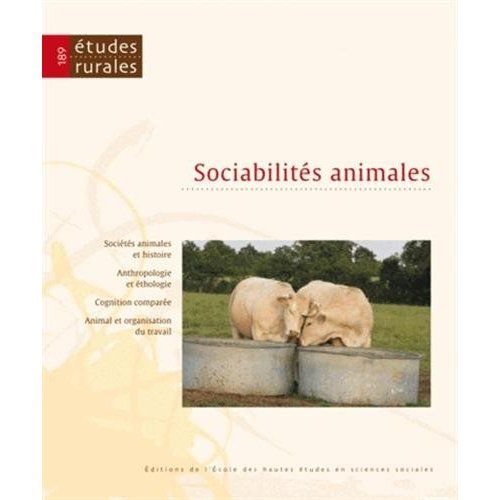 Emprunter Etudes rurales N° 189 : Sociabilités animales livre