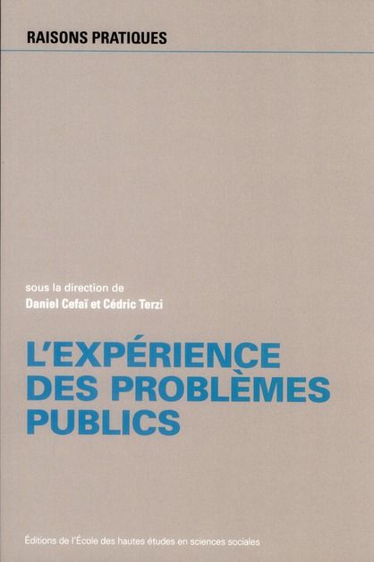 Emprunter L'expérience des problèmes publics livre