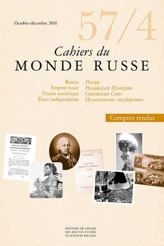 Emprunter Cahiers du Monde russe N° 57/4, octobre-décembre 2016 livre