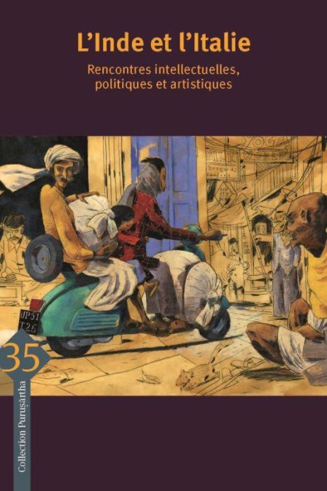 Emprunter L'Inde et l'Italie. Rencontres intellectuelles, politiques et artistiques, Textes en français et ang livre